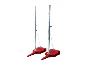 HS-1811 Cast iron roller  badminton column   铸铁移动式羽毛球柱