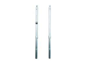 HS-1816 Electroplating to insert volleyball column   电镀地插式排球柱