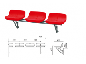 HS-2303 Hanging hollow plastic chair  悬挂式中空塑料椅