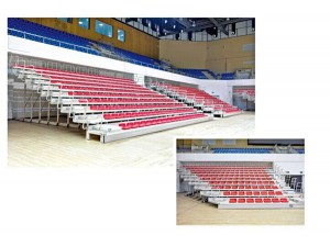 HS-2308 Stadiums telescopic bleachers    场馆活动看台