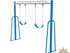 HS-1050 Double column swing   双柱秋千（∅114立柱）